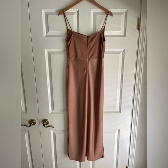 Cali Satin Charmeuse Midi Dress - Picture 11 of 16